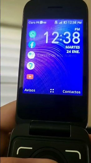 Alcatel Go Flip 3 incoming message