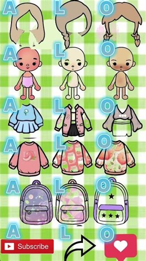 A L O ❤️‍🔥which one do you choose🫰 #tocaboca #tocaadventure #tocalifeworld