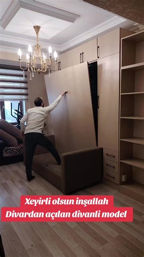Divardan Açılan Divanlı Model ile Şıklık