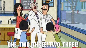 - One, two, three! - Two, three!