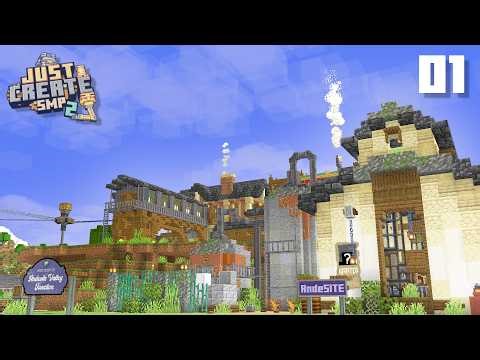 I Built an Economy to Fund My Future City - Just Create S2 Minecraft
