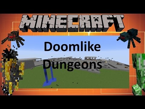 DOOMLIKE DUNGEONS MOD - MINECRAFT 1.8 (MOD SHOWCASE)