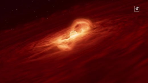 Rogue planet is having a massive growth spurt - Very Large Telescope study