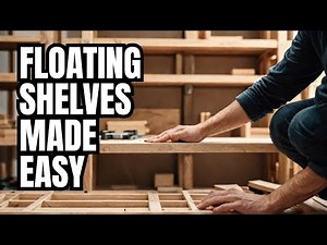 DIY Floating Wooden Wall Shelves Step By Step Guide!