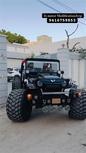 Js motor ModificationJeep #open #jeep #wiily #jeep #automobile #offroad #thar #modified #music