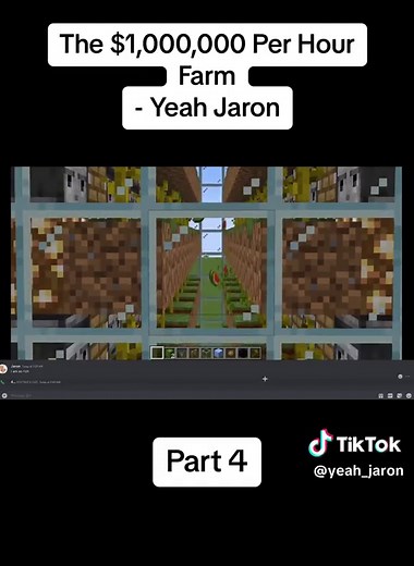 The $1,000,000 Per Hour Farm - Minecraft Gameplay by Yeah Jaron
