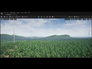 Unreal Engine 5 Nanite Performance Test with 1 Million Procedurally Placed Trees