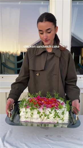 Savoury Sandwich Cake Recipe in Under One Hour