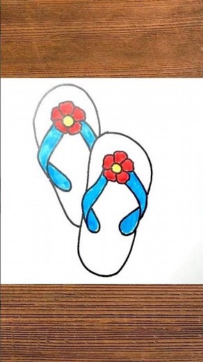Sandals Drawing 👡 | Quick & Easy Sketch for Beginners