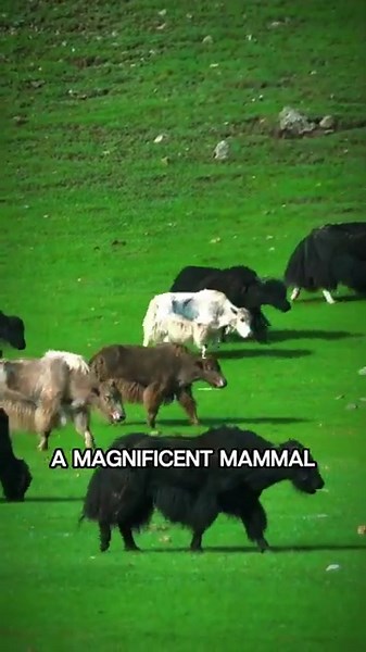 The Yak's High-Altitude Adaptations #yak #animalfacts