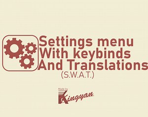 Settings menu With keybinds And Translations (S.W.A.T.) by KingyanInc.