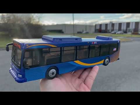 RT8522 MTA 11 INCH BUS NEW COLORS By Daron Toys.