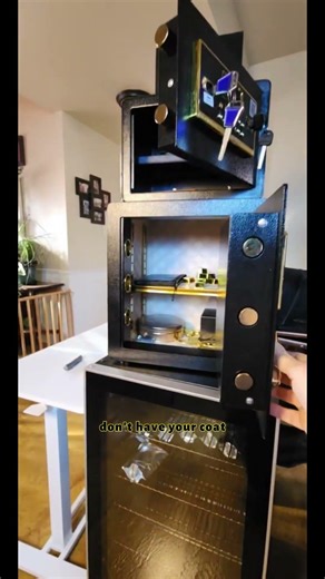 TNTANTS Large Safe Box with Digital Keypad, Electronic Lock, Smart Alarm System, and Dual Security