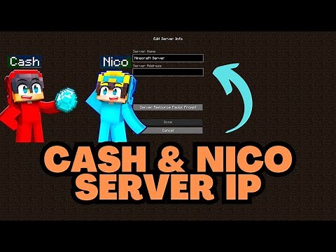 Minecraft Cash and Nico Server IP Address