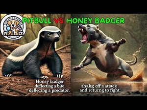 Pitbull vs. Honey Badger: Battle of Strength and Resilience