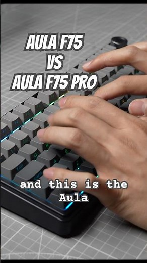 Aula F75 vs F75 Pro #mechanicalkeyboard #keyboard #aulaf75