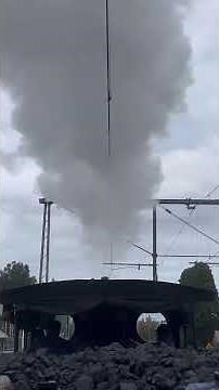 Riding the coal tender Essendon’s shuttles #steamrail
