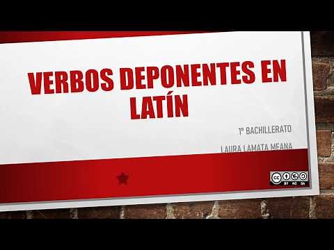 VERBOS DEPONENTES EN LATÍN