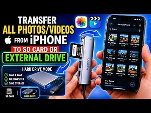 Transfer All Photos/Videos From iPhone to SD Card or External Drive (2026)