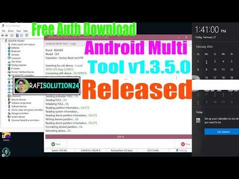 Free Auth Download Android Multi Tool v1.3.5.0 Released