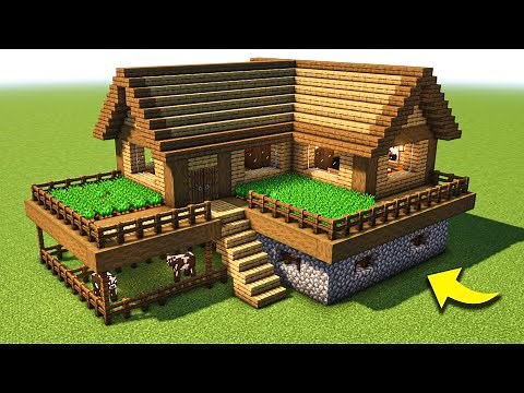 Como Fazer Uma Casa no Minecraft de Fácil [Base de Madeira Sobrevivência]