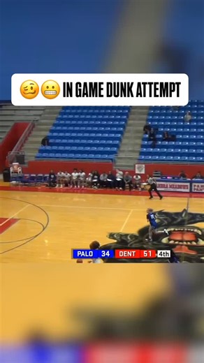 😤😬Nah, going off of two feet for a DUNK is crazyyy! If @kinleylewis10 would have made this tho #hoops #basketball #dunk | Passthaball