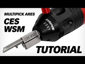 Multipick Ares Tutorial - CES WSM | Door opening for fire departments and locksmiths