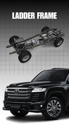 Difference between ladder frame chasis and monocoque