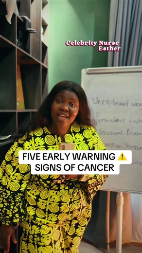 Five Early Warning Signs of Cancer to Watch For