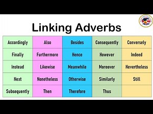 Linking Adverbs List and Example Sentences in English