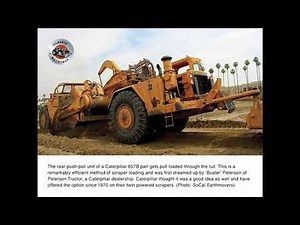 Classic Machines: The Caterpillar 657 series scraper