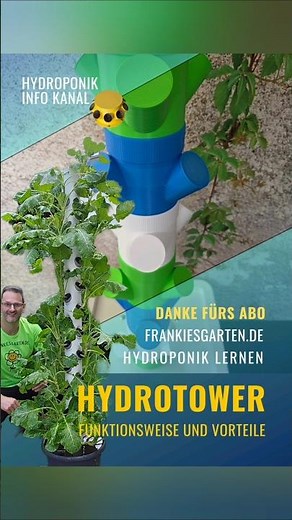 How does a Hydro Tower actually work and why do the plants grow so fast in it? 💧