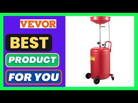 VEVOR Waste Oil Drain Tank 20 Gallon Portable Oil