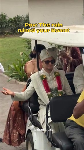 POV: Baaratis vs Rain 🌧️💃 Nothing can stop the shaadi vibes 💃🏻🕺🏻 #fypppp