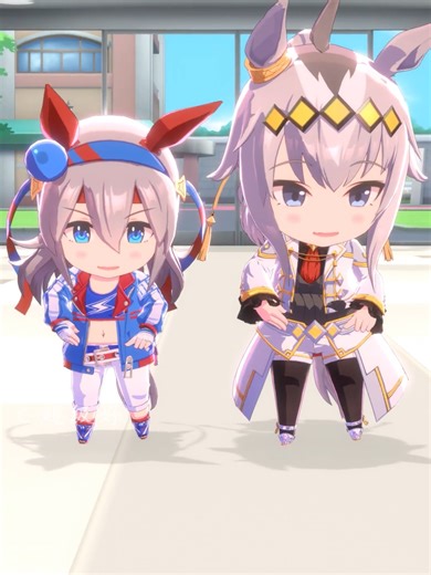 Oguri Cap y Tamamo Cross en Umamusume