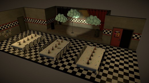 fnaf stage - 3D model by leohyvarinen