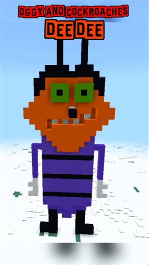 You won't believe this Minecraft Dee Dee build! 😱 #Shorts