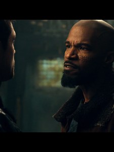 Robin Hood Training Scene with Jamie Foxx and Taron Egerton