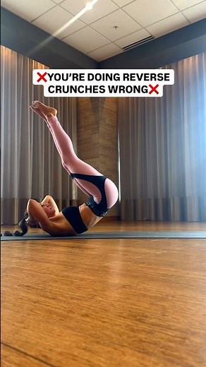 ❌How to do Reverse Crunches✅ COMMENT “CORE” ⬇️ & I’ll send FREE CORE WORKOUT 🔗