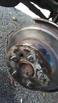 How to remove stuck rotors toyota camry le 07