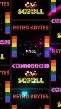 Commodore 64 Scroll 🤩 #commodore #c64 #retro