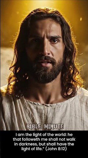 “I Am the Light of the World ✨ | John 8:12 Will Change Your Life” #JesusIsTheLight #Bible #Shorts