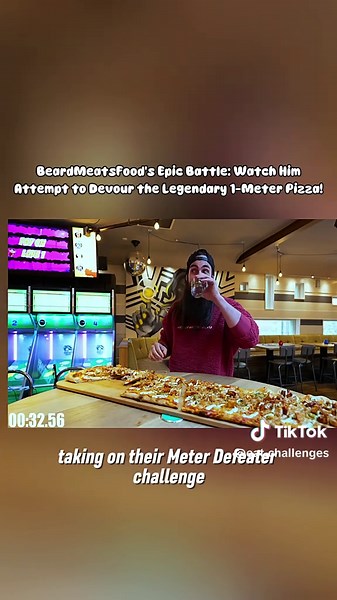 Delicious Eating Challenge with Bread Meats Food