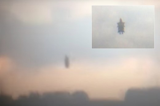 Ovni ou ballon ? Un humanoïde volant filmé à Glasgow