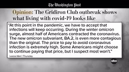Dr. Anthony Fauci, chief medical adviser to the White House, tells This Week that Americans should continue assessing risk for themselves as COVID-19 cases tick up. "This is not going to be eradicated and it's not going to be eliminated...Each individual is going to have to make their calculation of the amount of risk that they want to take in going to indoor dinners and in going to functions." https://abcn.ws/3jn2DuL | ABC News Politics