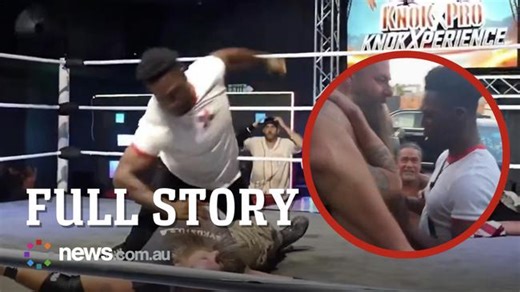 UFC great’s son Raja Jackson pummels pro wrestler unconscious