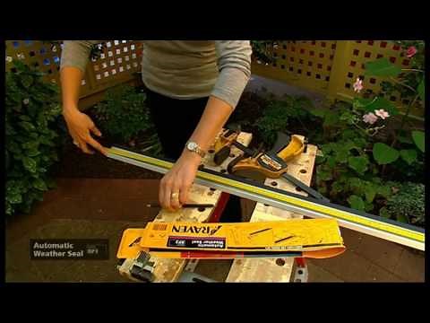 Installing the Raven RP3 Automatic Door Bottom Seal