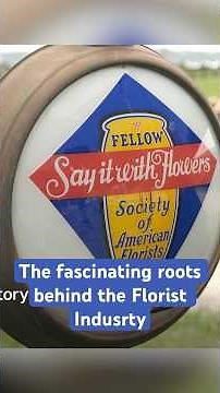 "Say it with Flowers" has some incredible roots! #flowerpower