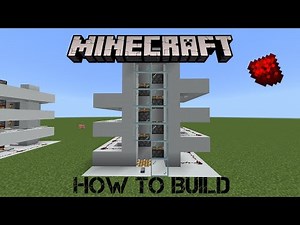 How to Build a Vertical Redstone Elevator in Minecraft Bedrock