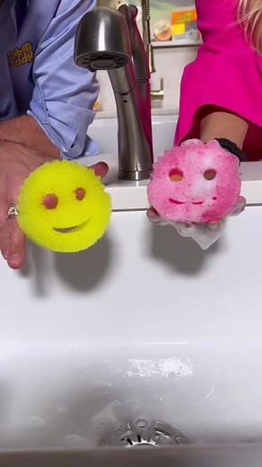 Scrub Daddy: Hard in Cold Water, Soft in Warm Water